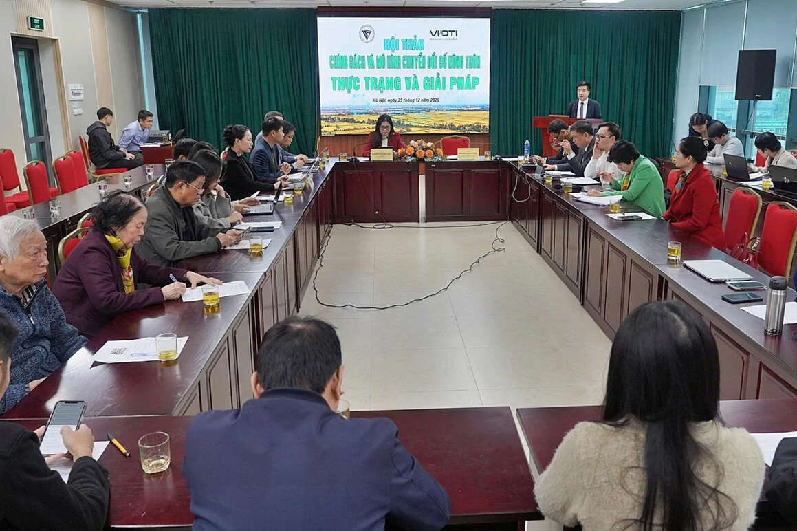 Hội thảo khoa học về chuyển đổi số trong xây dựng nông thôn mới 