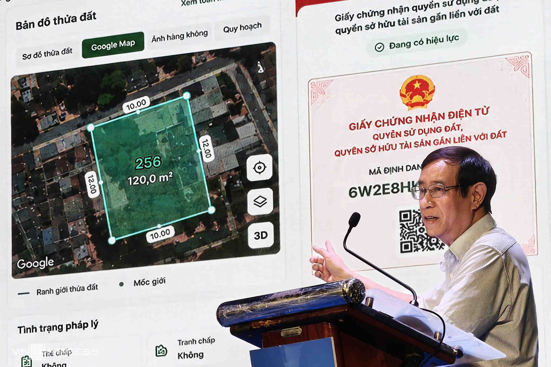 Mỗi mảnh đất sẽ có 'sổ đỏ điện tử' gắn với mã định danh